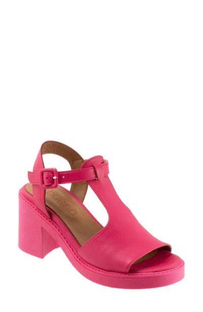 Bueno Mckenzie Platform Sandal In Hot Pink