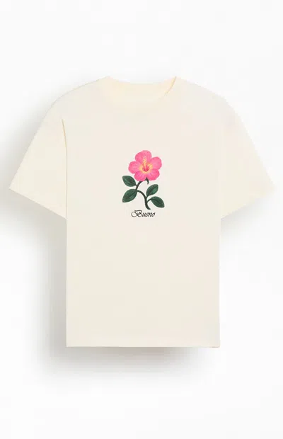 Bueno Men's Que Dios Te Bendiga Logo T-shirt In Cream