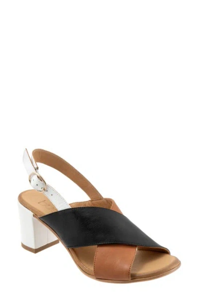 Bueno Natasha Slingback Sandal In Black Multi