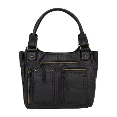 Bueno Of California Double Handle Shoulder Bag In Black