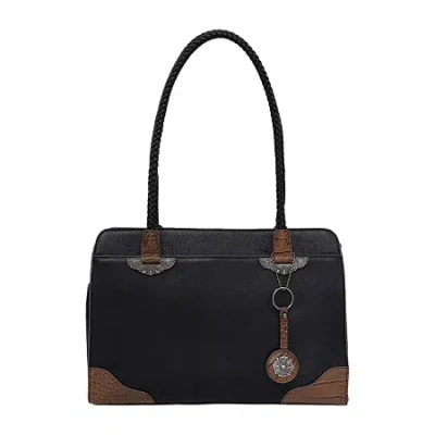 Bueno Of California Mix Media Tote Bag In Black