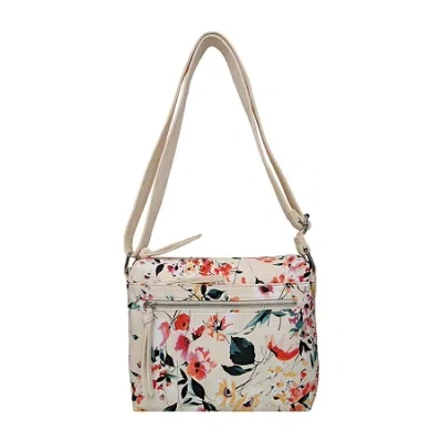 Bueno Of California Print Washed Mini Crossbody Bag In White