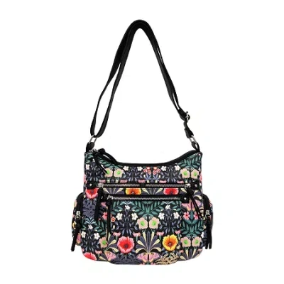 Bueno Of California Top Zip Large Crossbody Bag In Black