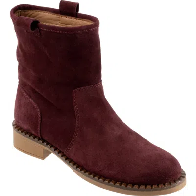 Bueno Olina Bootie In Merlot Sue