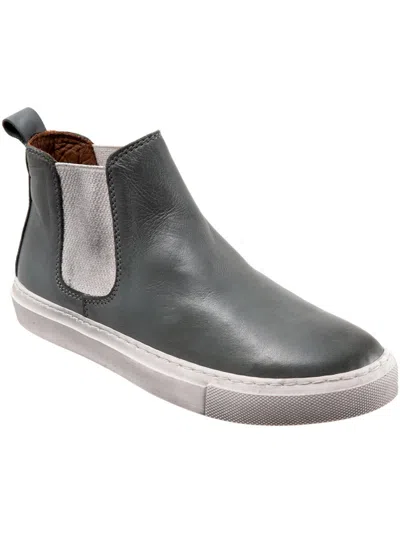 Bueno Rant Womens Ankle Round Toe Chelsea Boots In Grey