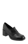 Bueno Ruth Penny Loafer Pump In Black