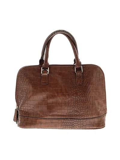 Pre-owned Bueno Satchel In Brown