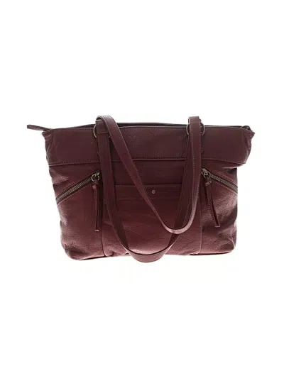 Pre-owned Bueno Satchel In Burgundy
