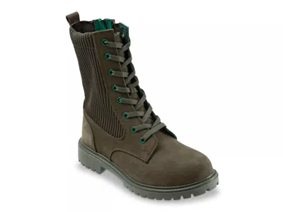 Bueno Stella Combat Boot In Green