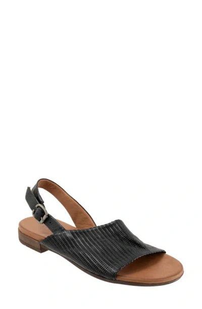 Bueno Tiffany Slingback Sandal In Black