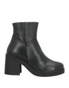 Bueno Woman Ankle Boots Black Size 7 Leather