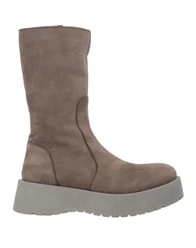Bueno Woman Boot Gunmetal Size 6 Leather In Gray