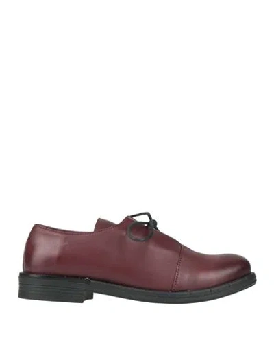 Bueno Woman Lace-up Shoes Burgundy Size 7 Soft Leather