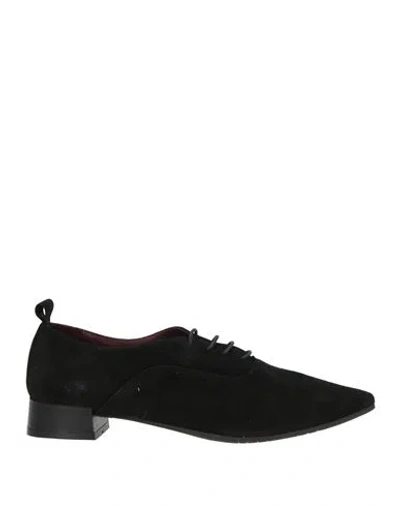 Bueno Woman Lace-up Shoes Black Size 9 Leather