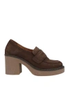 Bueno Woman Loafers Dark Brown Size 8 Leather