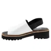 Bueno Amy Slingback Platform Sandal In White