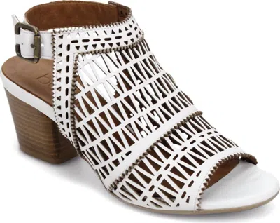 Bueno Women's Candice High Cut Out Sandals In White