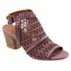 BUENO WOMEN'S CANDICE LEATHER HEEL IN MAUVE