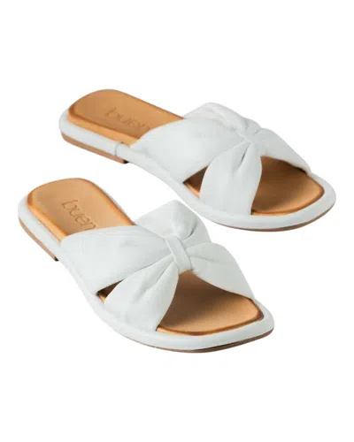 Bueno Women's Emily Sandals In White In Multi