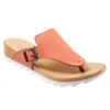 Bueno Women's Franky Sandals In Coral In Pink