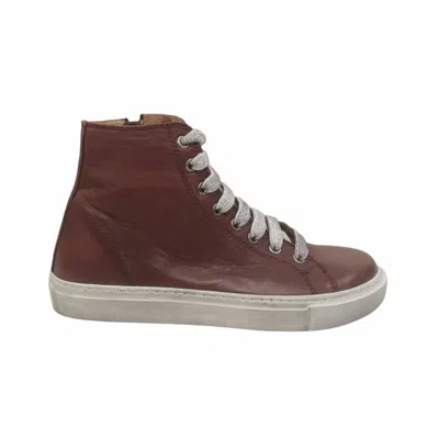 Bueno Women's High-top Sneakers In Merlot In Brown