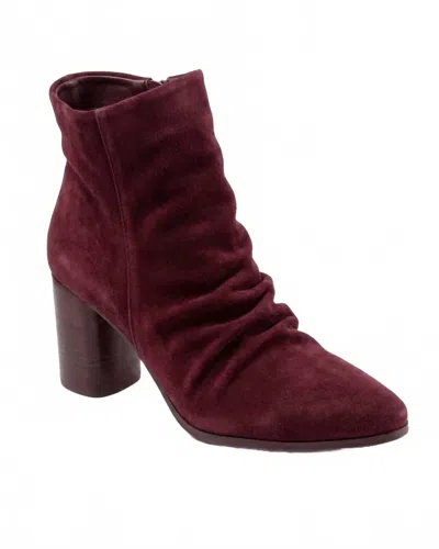 Bueno Women's Jana Boots In Bordeaux Suede In Multi