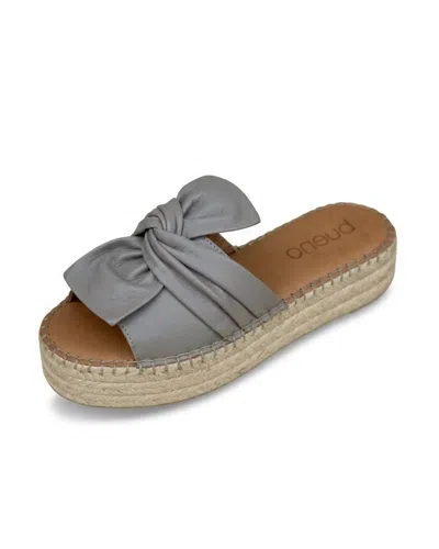 Bueno Women's Kooma Sandals In Light Grey In Gray