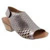 Bueno Women's Lacey Sandals In Pewter Metallic In Multi