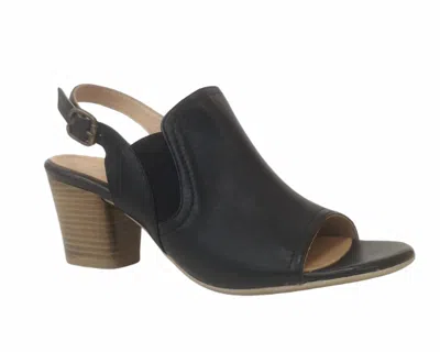 Bueno Women's Lanita Heel Sandal In Black