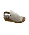 Bueno Women's Morgan Wedge Sandal In Silver In Silver