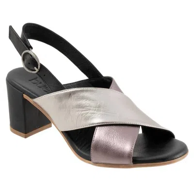Bueno Women's Natasha Sandals In Metallic Multi In Black
