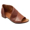 Bueno Tahiti Womens Leather Perforated Flat Sandals In Multi