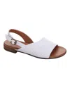 Bueno Tiffany Slingback Sandal In White