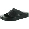 Bueno Womens Criss-cross Slide Sandals In Black