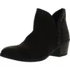 Bueno Womens Leather Ankle Block Heels In Brown