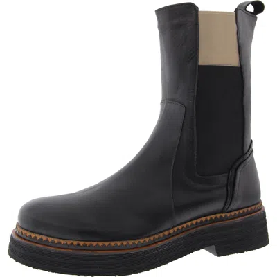 Bueno Womens Stretch Chelsea Boots In Black