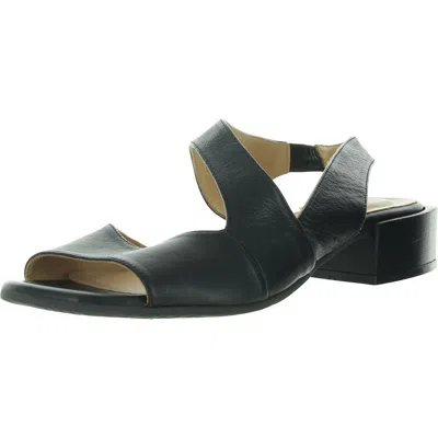 Bueno Womens Stretch Slingback Heels In Black