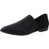 Bueno Womens Zipper Leather Loafers In Black