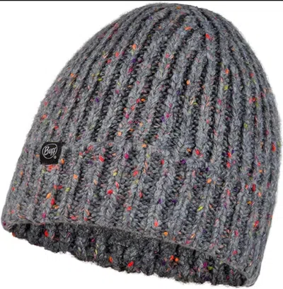 Buff Adult Knitted Fleece Beanie Hat In Kim Grey In Gray