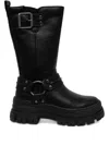 Buffalo Aspha Buckle-strap Boots In Black