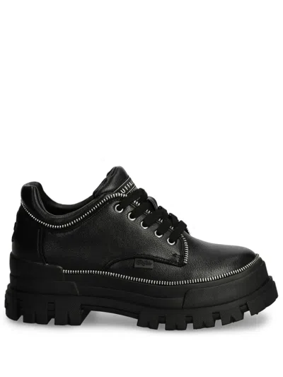 Buffalo Aspha Cls Zip Trainers In Black