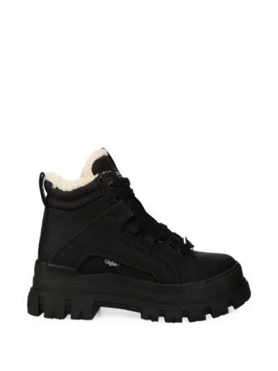 Buffalo Aspha Nc Mid Chunky Boots In Black