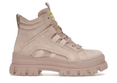 Pre-owned Buffalo Aspha Nc Mid Laceup (women's) Sneakers In Light Pink