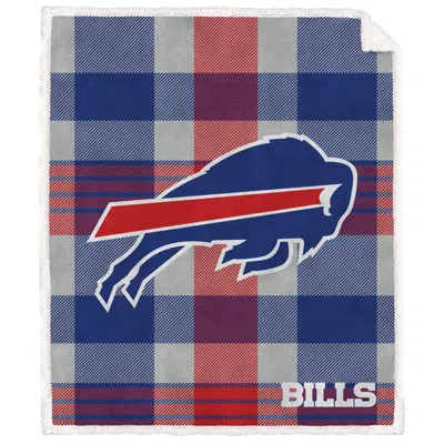 Buffalo Bills Nfl Team Classic Plaid Blanket 60x70 In Blue