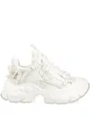 Buffalo Binary Butterfly Embellished Sneakers In White
