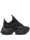 Buffalo Binary C Chunky-sole Sneakers In Black
