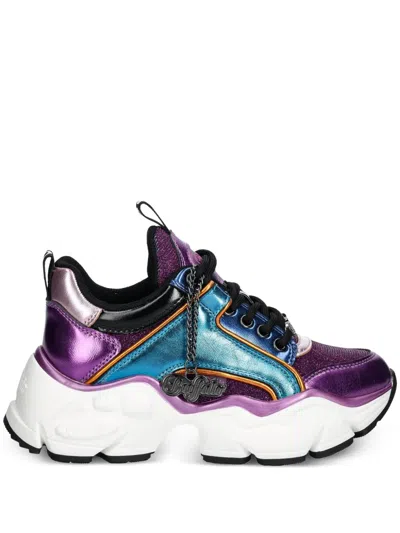 Buffalo Binary Glam Sneakers In Purple