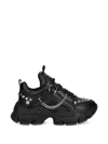 Buffalo Binary Punk Chain Studded Sneakers In Multi