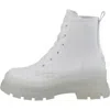 Buffalo Boots Aspha Rld Flat Bootie In White