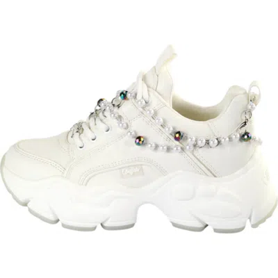 Buffalo Boots Binary Charm Sneaker In White